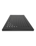 Intellinet Fachboden zur Festmontage, 1 HE, 800 mm Tiefe, besonders hohe Traglast, schwarz - Rack - Regal - Schwarz, RAL 9005 - 1U - 48.3 cm (19")