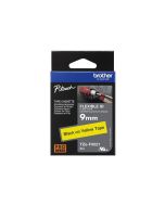 Brother TZe-FX621 - Schwarz auf Gelb - Rolle (0,9 cm x 8 m)