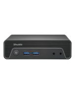 Shuttle Nano PC NE10N, Intel N 100, 1x HDMI, 1x DP, 6x USB, 1x LAN, VESA, lüfterlos, 24/7 Dauerbetrieb, 0,6L Größe PC, Mini-PC Barebone, Intel SoC, DDR4-SDRAM, PCI Express, SATA, 65 W