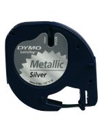 Dymo Esselte - Schwarz, Silber - Rolle (1,2 cm x 4 m) Band