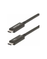 StarTech.com 6ft (2m) Active Thunderbolt 4 Cable, 40Gbps, 100W PD, 4K/8K, Intel Certified, Compatible w/Thunderbolt 3/USB 3.2/DisplayPort (A40G2MB-TB4-CABLE)