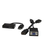 StarTech.com Reise A/V Adapter: 2-in-1 DisplayPort auf HDMI oder VGA Konverter