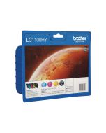 Brother LC1100HY Value Pack - 4er-Pack - Hohe Ergiebigkeit