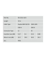 DIGITUS LWL Multimode OM 3 Patchkabel, LC / SC