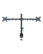 Techly Aufstellung - für 2 LCD-Displays - Schwarz - Bildschirmgröße: 33-68.6 cm (13"-27")