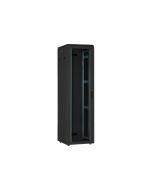DIGITUS Unique DN-19 47U-6/6-B-1 - Schrank Netzwerkschrank - Schwarz, RAL 9005 - 47U - 48.3 cm (19")