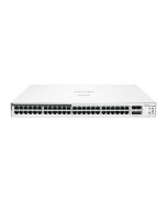 HPE Aruba Networking Networking Instant On Switch 48p Gigabit CL4 PoE 4p SFP 370W 1830, Managed, L2, Gigabit Ethernet (10/100/1000), Power over Ethernet (PoE), Rack-Einbau, 1U