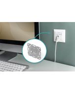 DIGITUS Frontplatte und Einbaurahmen für Multimedia / Keystone Module