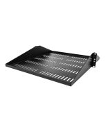 StarTech.com 2U 19 Zoll Fachboden für Rack - Perforierte, freitragende rack ablage mit zentrierter befestigung - Belüftete rack ablage - Belastbarkeit 91kg - 50cm tief (SHELF-2U-20-CENTER-V)