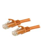 StarTech.com Cat6 Gigabit Snagless Patchkabel - RJ45 UTP Netzwerkkabel mit Schutzmanschette - Cat 6 Kabel - Orange - Patch-Kabel - RJ-45 (M)