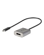 StarTech.com USB-C auf DisplayPort Adapter - 8K/4K 60Hz USB-C zu DisplayPort 1.4-Adapter Dongle - USB-Type-C auf DP Monitor Videokonverter - Funktioniert mit Thunderbolt 3 - 30cm Kabel (CDP2DPEC)