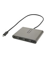 StarTech.com USB-C auf 4x HDMI Adapter - Externe Video- und Grafikkarte - USB Type-C auf Quad HDMI Display Adapter Dongle - 1080p 60Hz - Multi Monitor Splitter - Windows (USBC2HD4)