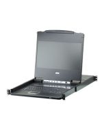 ATEN CL6708MW - KVM-Konsole mit KVM-Switch - 8 Anschlüsse - USB - Deutsch - 43.9 cm (17.3")