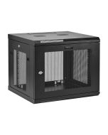 StarTech.com "9U Wall Mount Server Rack Cabinet - 4-Post Adjustable Depth (2"" to 19"")