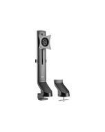 Eaton Tripp Lite Series Single-Display Monitor Arm with Desk Clamp and Grommet - Height Adjustable, 17" to 32" Monitors - Befestigungskit - für Monitor - Stahl - Schwarz - Bildschirmgröße: 43.2-81.3 cm (17"-32")
