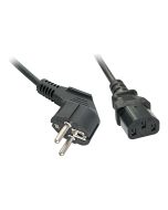 Lindy Stromkabel - power CEE 7/7 (M) gewinkelt zu power IEC 60320 C13