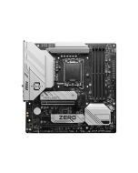 MSI B760M PROJECT ZERO - Motherboard - micro ATX - LGA1700-Sockel - B760 Chipsatz - USB 3.2 Gen 1, USB 3.2 Gen 2, USB-C 3.2 Gen2, USB-C 3.2 Gen 2x2 - 2.5 Gigabit LAN, Wi-Fi 6E, Bluetooth - Onboard-Grafik (CPU erforderlich)