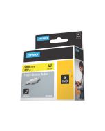 Dymo RhinoPRO Heat shrink tubing - Polyolefin - Schwarz auf Gelb - Rolle (0,9 cm x 5,5 m)