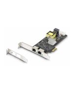 StarTech.com 2-Port 2.5Gbps PoE Network Card, Intel I225-V, 802.3af/at