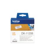 Brother DK-11208 - Schwarz auf Weiß - 400 Adressetiketten