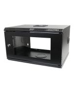 StarTech.com 6 HE 19 Wandschrank / Serverschrank mit Acryltür - Wandmontagefähiges Server Rack - Schrank Netzwerkschrank - geeignet für Wandmontage - Schwarz - 6U - 48.3 cm (19")