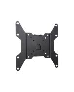 Manhattan TV & Monitor Mount, Wall, Fixed, 1 screen, Screen Sizes: 23-42", Black, VESA: 75x75 to 200x200mm, Max 30kg, Lifetime Warranty - Klammer - ultraniedriges Profil - für LCD TV - stabiler Stahl - Bildschirmgröße: 58.4-107 cm (23"-42")