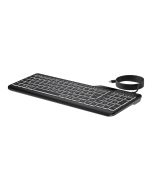 HP 400 - Tastatur - Multi-Device, kompakt, 2-Zonen-Layout, geringer Tastenhub, 12 programmierbare Tasten