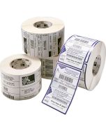 Zebra Z-Select 2000T - Matt - permanenter Acrylklebstoff - beschichtet - perforiert - 102 x 38 mm 16900 Etikett(en) (4 Rolle(n)