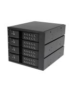StarTech.com 4-fach 3,5 trägerloser SATA Festplatten Aluminium Wechselrahmen/Backplane - 4 Bay 3,5 Zoll (8,9cm)