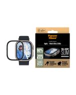 PanzerGlass Snappie - Clear Edition - Stoßstange für Smartwatch - vollständig, schlank - gehärtetes Glas (Mikroriss2023)