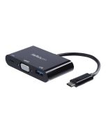 StarTech.com USB-C auf VGA Multifunktions-Adapter mit USB-A Port und Power Delivery