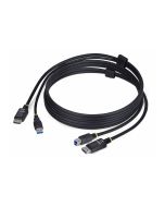 StarTech.com 6ft (1.8m) DisplayPort and USB 5Gbps KVM Cable - Tastatur- / Video- / Maus- (KVM-)