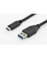 DIGITUS USB-C Anschlusskabel, USB-A - USB-C