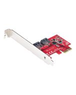 StarTech.com PCIe SATA Controller Karte - 2 Port SATA 3 Erweiterungskarte/Kontroller - 6Gbit/s - Voll/Halb Profil Blende - PCI Express Festplatten/SSD kontroller/Adapter (2P6G-PCIE-SATA-CARD)