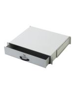 DIGITUS Abschließbare Schublade für 482,6 mm (19") Netzwerk- und Serverschränke, 2HE