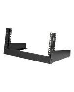 StarTech.com 4HE 19 Zoll Tisch Rack mit offenem Rahmen - 2 Pfosten, freistehendes Netzwerk Rack für Patch Panel/AV/IT/Studio Ausrüstung, 30kg Tragkraft mit Käfig Muttern/Schrauben (RK4OD)