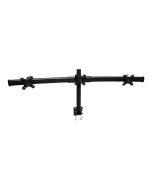 VALUE Triple LCD Arm - Befestigungskit (Schwenkarm, C-Klammer, 5 Drehgelenke) - für 3 LCD-Anzeigen - Schwarz - Bildschirmgröße: bis zu 68,6 cm (bis zu 27 Zoll)