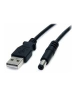 StarTech.com 91cm USB Typ-M 5V Hohlstecker - USB auf 5,5mm DC-Stecker - Stromkabel - USB (nur Strom)