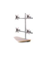 Edbak SV07 - Befestigungskit - für Flachbildschirm - Stahl - Schwarz, RAL 9005 - Bildschirmgröße: 35.6-55.9 cm (14"-22")