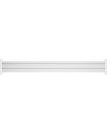 InLine Slatwall Panel Aluminium - für Tischhalterung - 1m