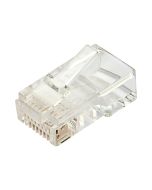 Lindy Netzwerkanschluss - RJ-45 (M) - UTP - CAT 5e - durchsichtig - (Anzahl pro Packung: 10)