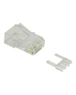 VALUE Netzwerkanschluss - RJ-45 (M) - ungeschirmt - CAT 6e - durchsichtig (Packung mit 10)