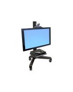 Ergotron Neo-Flex Mobile MediaCenter UHD - Wagen - Konstante Krafttechnologie - für Flachbildschirm - Schwarz - Bildschirmgröße: 127-203.2 cm (50"-80")