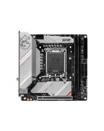 MSI MPG B760I EDGE WIFI - Motherboard - Mini-ITX - LGA1700-Sockel - B760 Chipsatz - USB 3.2 Gen 2, USB 3.2 Gen 1, USB-C 3.2 Gen2 - 2.5 Gigabit LAN, Wi-Fi 6E, Bluetooth - Onboard-Grafik (CPU erforderlich)