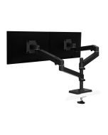 Ergotron LX Pro - Befestigungskit (Doppelarm) - für 2 LCD-Displays - Lochplatte-Montage - Aluminium - Schwarz - Bildschirmgröße: bis zu 61 cm (bis zu 24 Zoll)