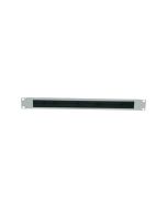 Intellinet 19" Kabeldurchführung, 1 HE, mit Bürstenleiste, schwarz - Rack-Blende mit Bürste für Kabeldurchführung - Schwarz, RAL 9005 - 1U - 48.3 cm (19")