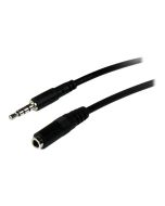 StarTech.com 2m 4 Pol. 3,5mm Klinke Verlängerungskabel