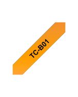Brother TCB01 - 12 mm x 6.7 m - schwarz auf fluoreszierendem orange