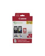 Canon PG-540L/CL-541XL Photo Value Pack - Glänzend - 2er-Pack - Hohe Ergiebigkeit - Schwarz, Farbe (Cyan, Magenta, Gelb)