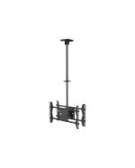 Equip Pro - Klammer - für 2 LCD-/Plasma-Konsolen - Stahl - Schwarz - Bildschirmgröße: 81.3-165.1 cm (32"-65")